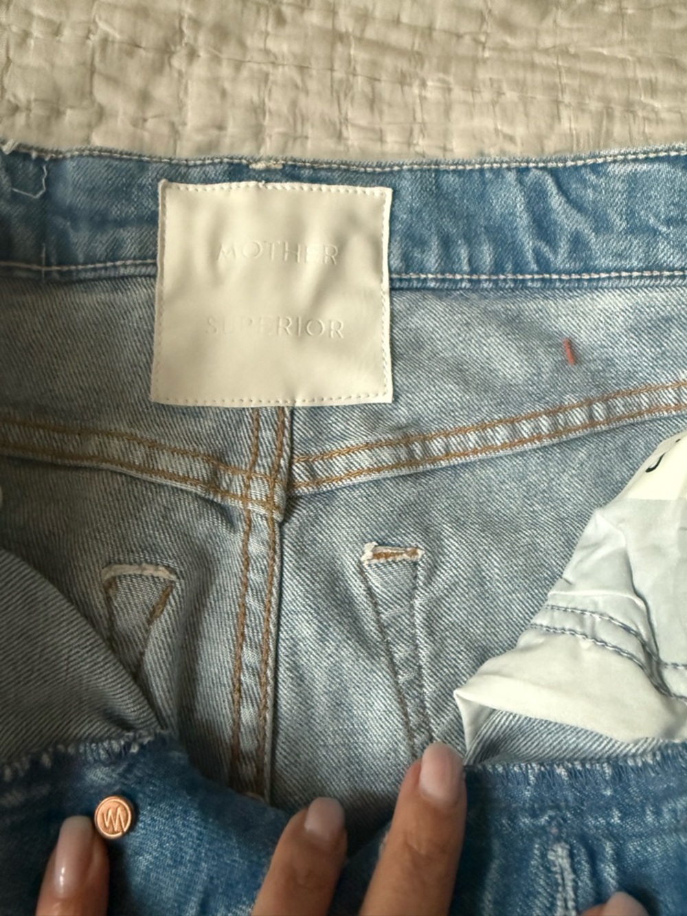 MOTHER superior The Tomcat confession Jeans Revolve Anthropologie - Picture 9 of 14